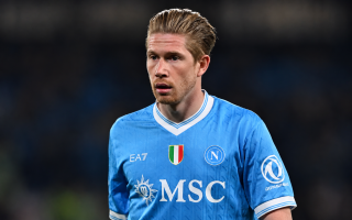 De Bruyne mở chương mới trong màu áo Napoli